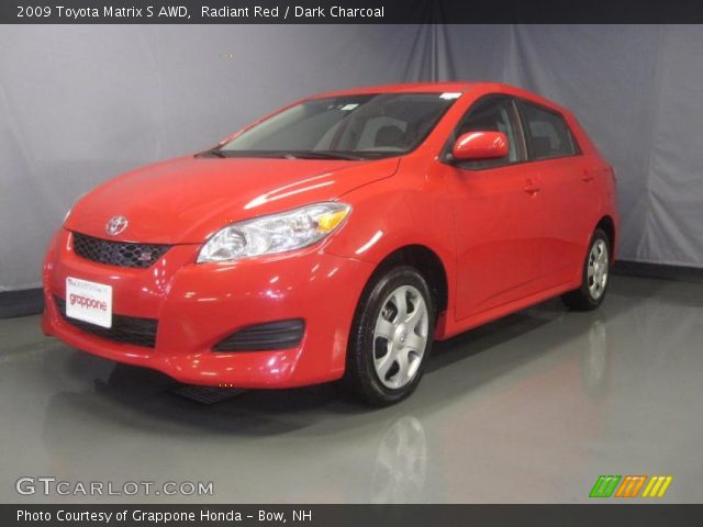 2009 Toyota Matrix S AWD in Radiant Red