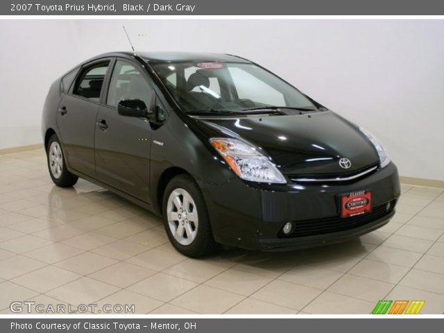 2007 Toyota Prius Hybrid in Black