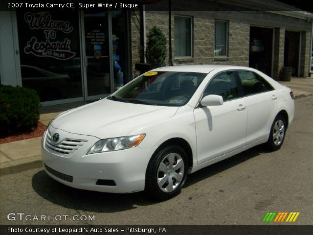 2007 Toyota Camry CE in Super White