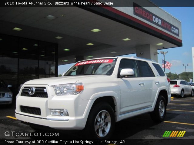 2010 Toyota 4Runner SR5 in Blizzard White Pearl