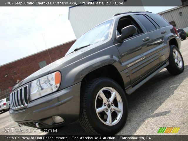 2002 Jeep Grand Cherokee Overland 4x4 in Graphite Metallic