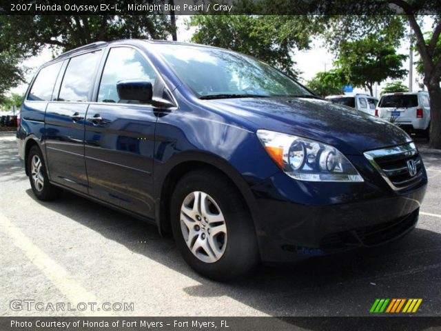 2007 Honda Odyssey EX-L in Midnight Blue Pearl