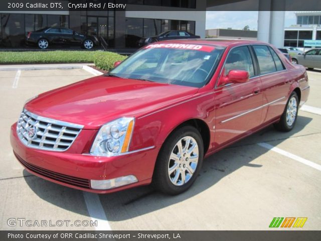 2009 Cadillac DTS  in Crystal Red