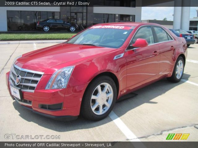 2009 Cadillac CTS Sedan in Crystal Red