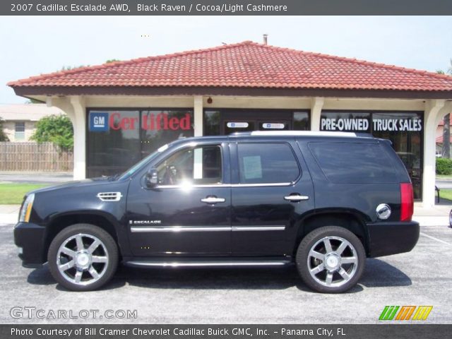 2007 Cadillac Escalade AWD in Black Raven