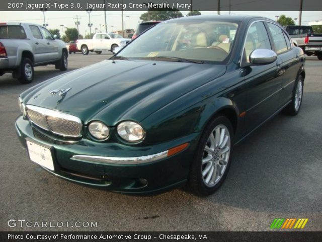 2007 Jaguar X-Type 3.0 in Jaguar Racing Green Metallic