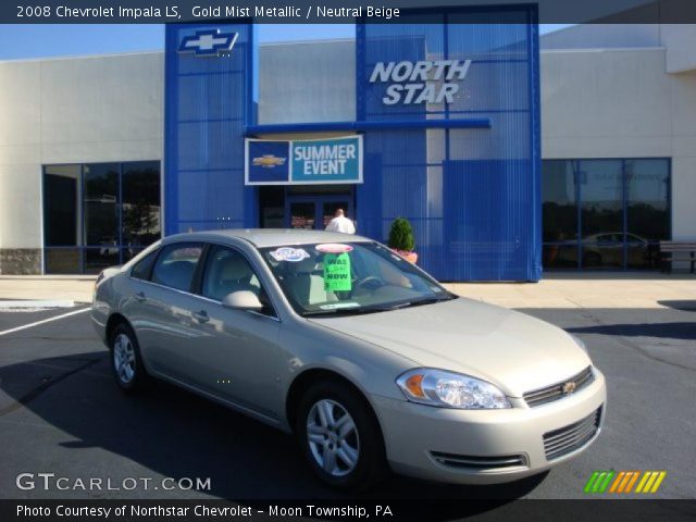 2008 Chevrolet Impala LS in Gold Mist Metallic