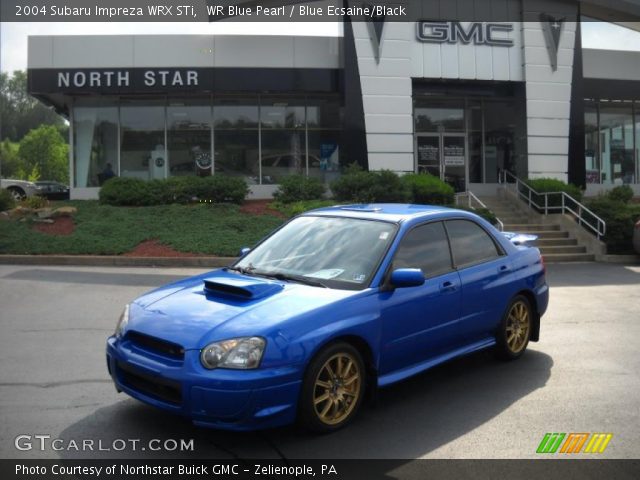 2004 Subaru Impreza WRX STi in WR Blue Pearl