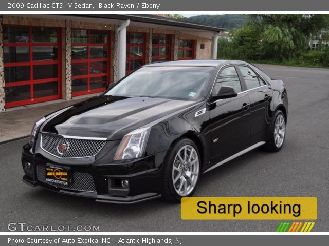 2009 Cadillac CTS -V Sedan in Black Raven