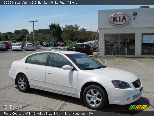 2006 Nissan Altima 2.5 SL in Satin White Pearl