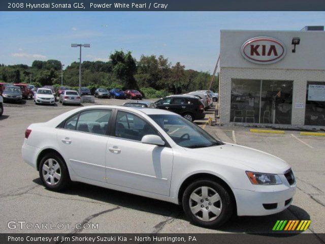 2008 Hyundai Sonata GLS in Powder White Pearl