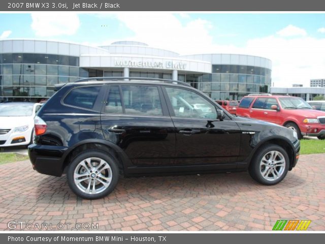 2007 BMW X3 3.0si in Jet Black