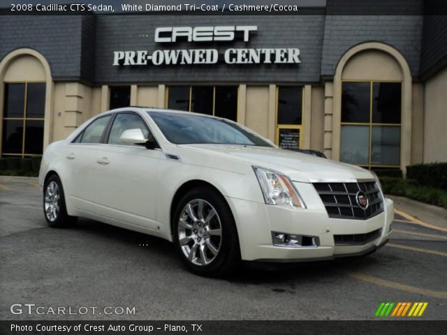 2008 Cadillac CTS Sedan in White Diamond Tri-Coat