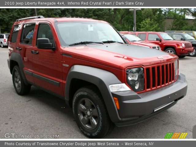 2010 Jeep Liberty Renegade 4x4 in Inferno Red Crystal Pearl