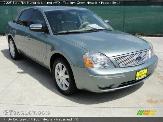 2005 Ford Five Hundred Limited AWD in Titanium Green Metallic