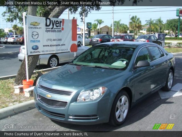 2009 Chevrolet Malibu LS Sedan in Silver Moss Metallic