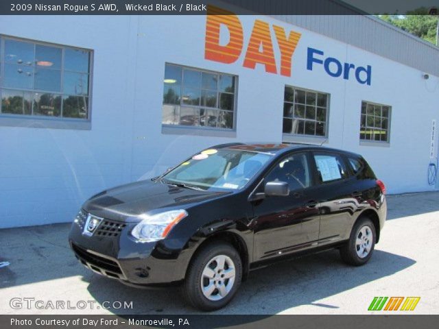 2009 Nissan Rogue S AWD in Wicked Black