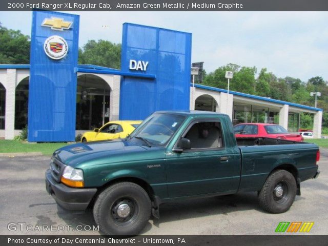 2000 Ford Ranger XL Regular Cab in Amazon Green Metallic