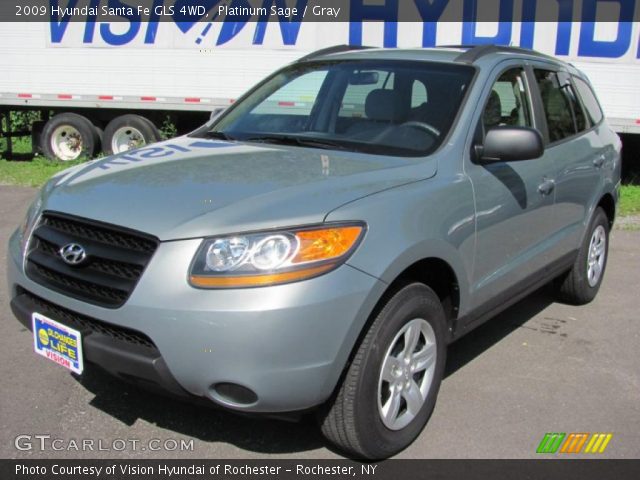 2009 Hyundai Santa Fe GLS 4WD in Platinum Sage