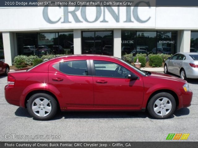 2010 Dodge Avenger SXT in Inferno Red Crystal Pearl