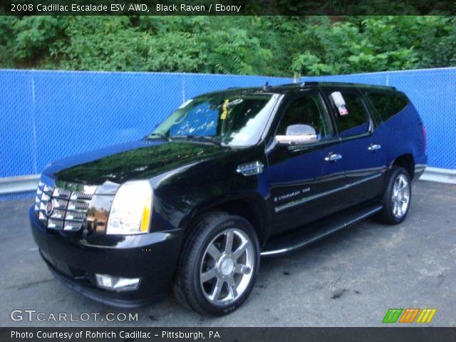 2008 Cadillac Escalade ESV AWD in Black Raven