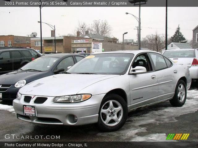 2001 Pontiac Grand Prix SE Sedan in Galaxy Silver Metallic