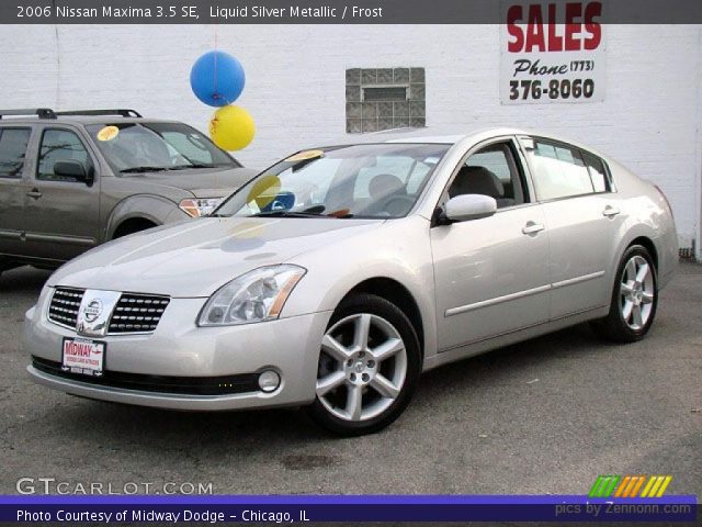 2006 Nissan Maxima 3.5 SE in Liquid Silver Metallic