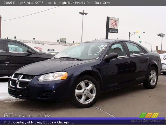 2006 Dodge Stratus SXT Sedan in Midnight Blue Pearl