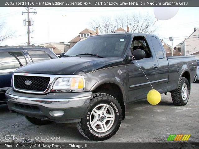 2003 Ford F150 Heritage Edition Supercab 4x4 in Dark Shadow Grey Metallic