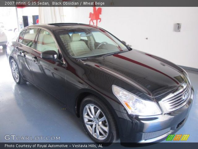 2007 Infiniti G 35 Sedan in Black Obsidian