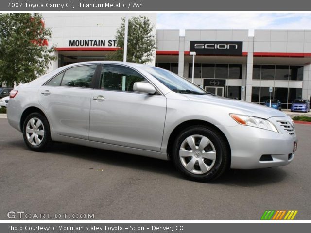 2007 Toyota Camry CE in Titanium Metallic