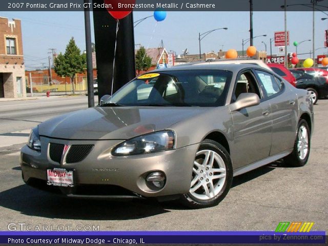 2007 Pontiac Grand Prix GT Sedan in Bronzestone Metallic