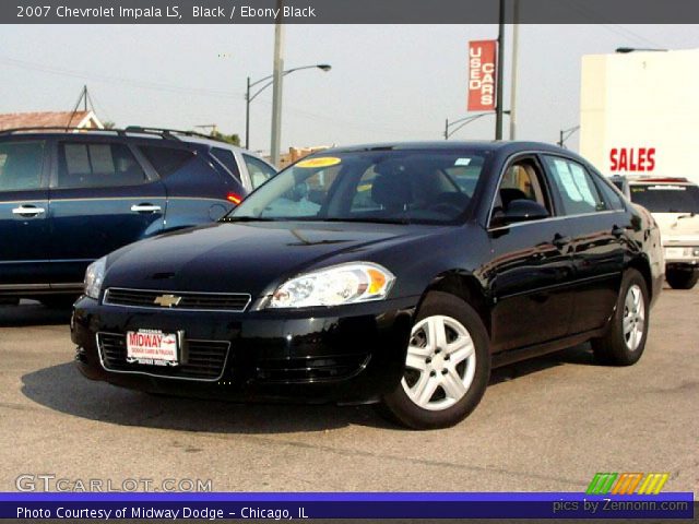 2007 Chevrolet Impala LS in Black