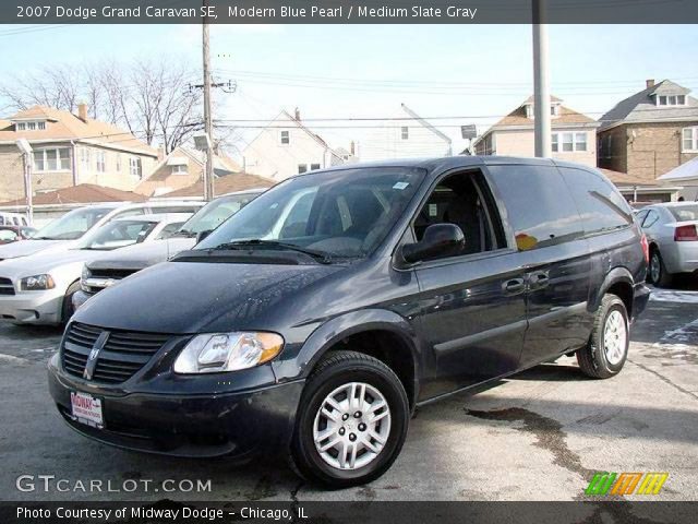 2007 Dodge Grand Caravan SE in Modern Blue Pearl