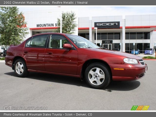 2002 Chevrolet Malibu LS Sedan in Redfire Metallic