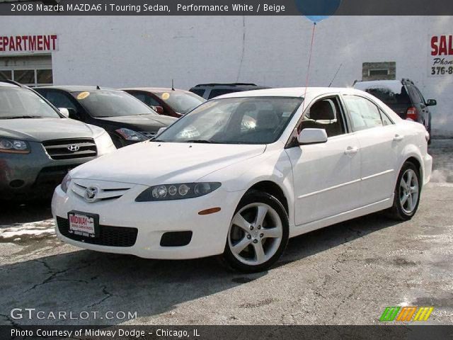 2008 Mazda MAZDA6 i Touring Sedan in Performance White