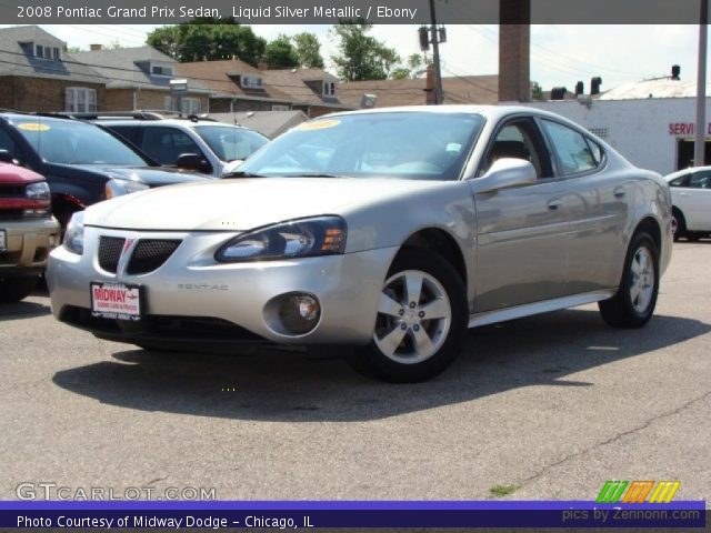 2008 Pontiac Grand Prix Sedan in Liquid Silver Metallic