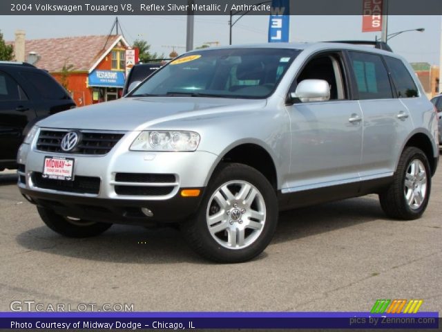 2004 Volkswagen Touareg V8 in Reflex Silver Metallic