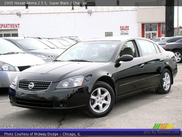 2005 Nissan Altima 2.5 S in Super Black