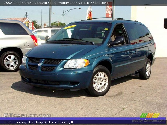 2002 Dodge Grand Caravan Sport in Aquamarine Metallic