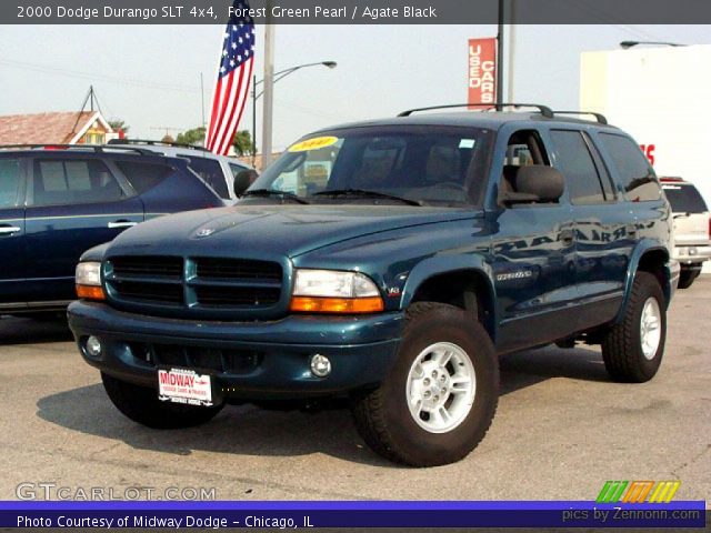 2000 Dodge Durango SLT 4x4 in Forest Green Pearl