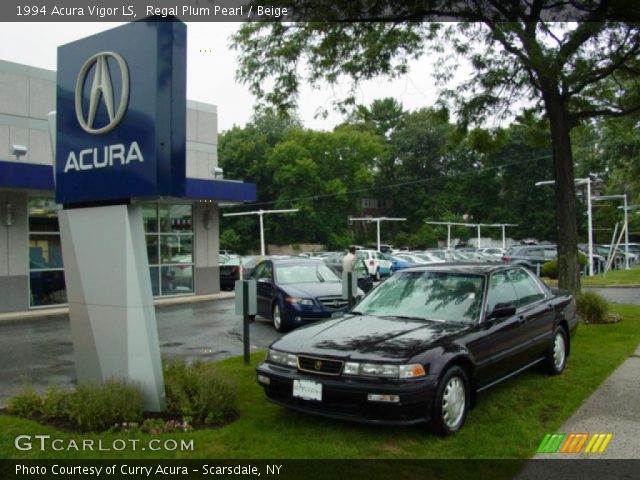 1994 Acura Vigor LS in Regal Plum Pearl