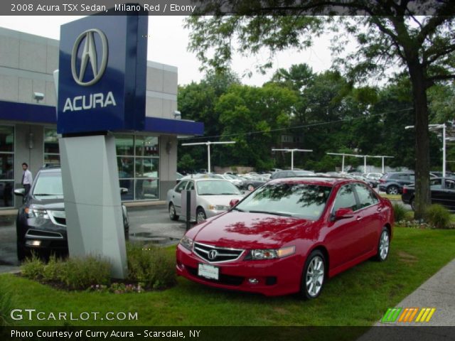2008 Acura TSX Sedan in Milano Red