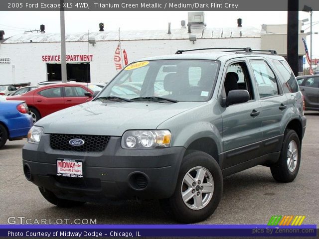2005 Ford Escape XLS 4WD in Titanium Green Metallic