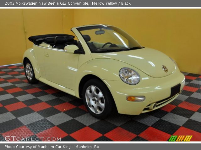 2003 Volkswagen New Beetle GLS Convertible in Mellow Yellow