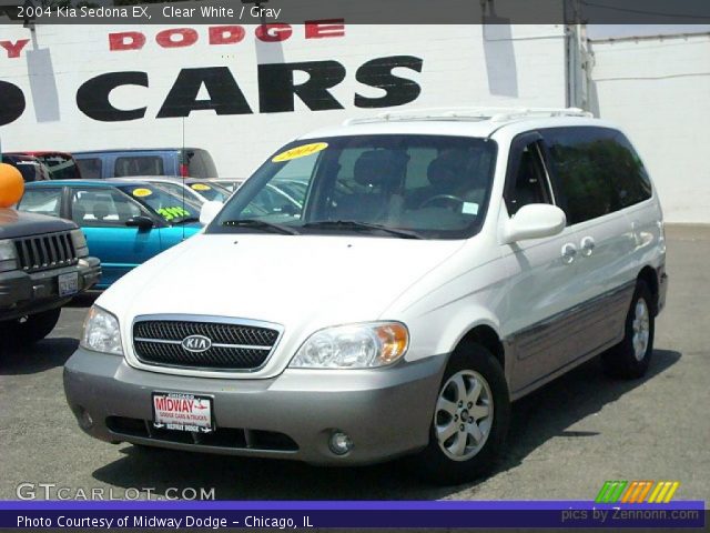 2004 Kia Sedona EX in Clear White