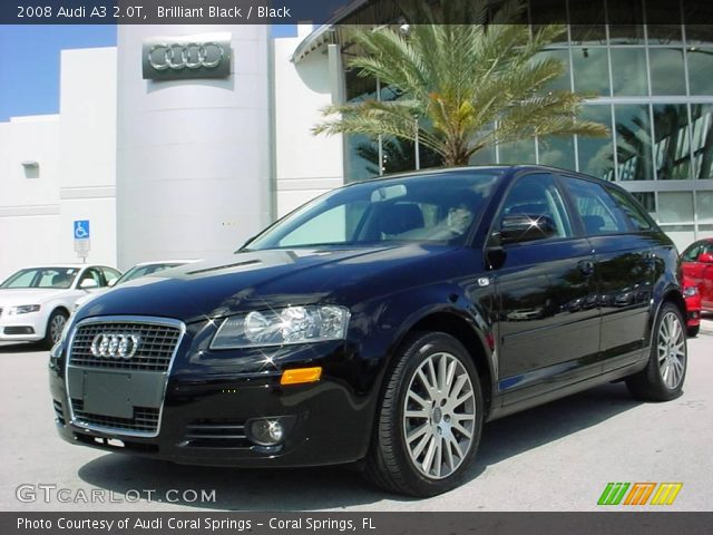 2008 Audi A3 2.0T in Brilliant Black