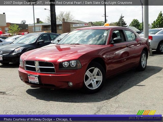 2007 Dodge Charger SXT in Inferno Red Crystal Pearl