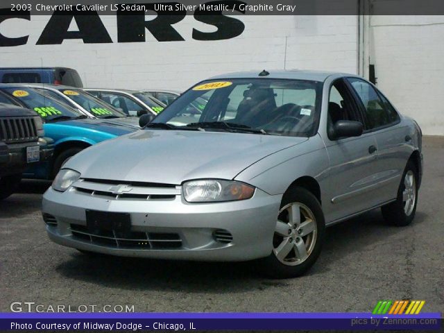 2003 Chevrolet Cavalier LS Sedan in Ultra Silver Metallic