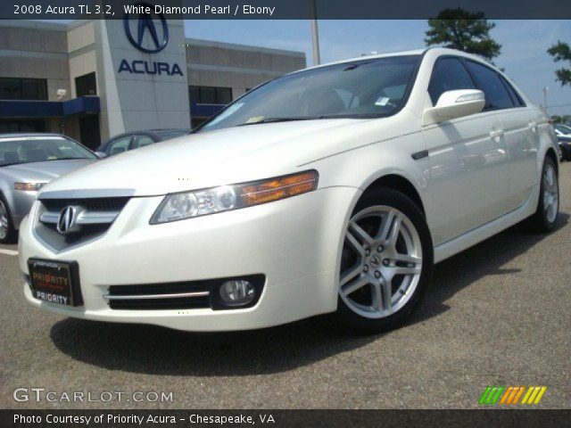 2008 Acura TL 3.2 in White Diamond Pearl
